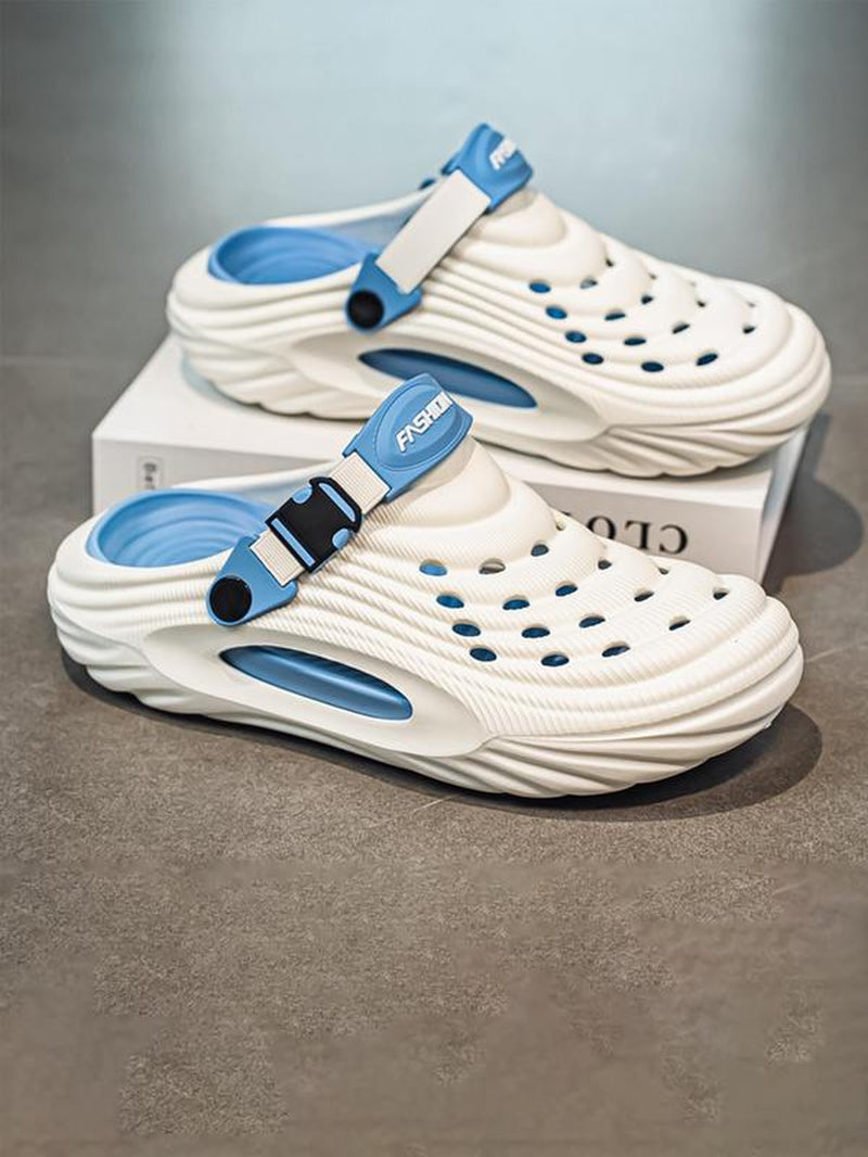 Men'S Outdoor Sports Sandals, Casual Platform Non-Slip Wear-Resistant Sandals for Beach, Camping, Hiking, Fashionable Shoes for Outdoor Activities, Footwear, Shoes for Men, Athletic Shoes, Water Shoes