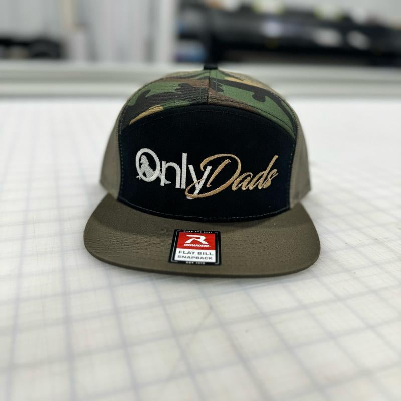 Richardson Only Dads Snapback Hat - Breathing Comfortable Fit for Men and Women in Casual Style