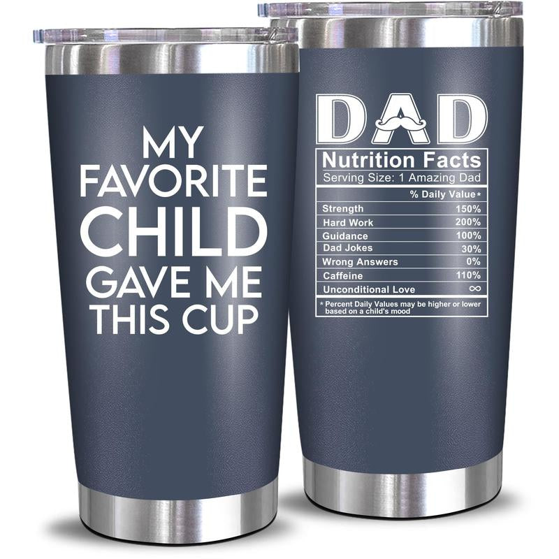 Neweleven Gifts for Dad- Stainless Steel 20 Oz Tumbler Navy