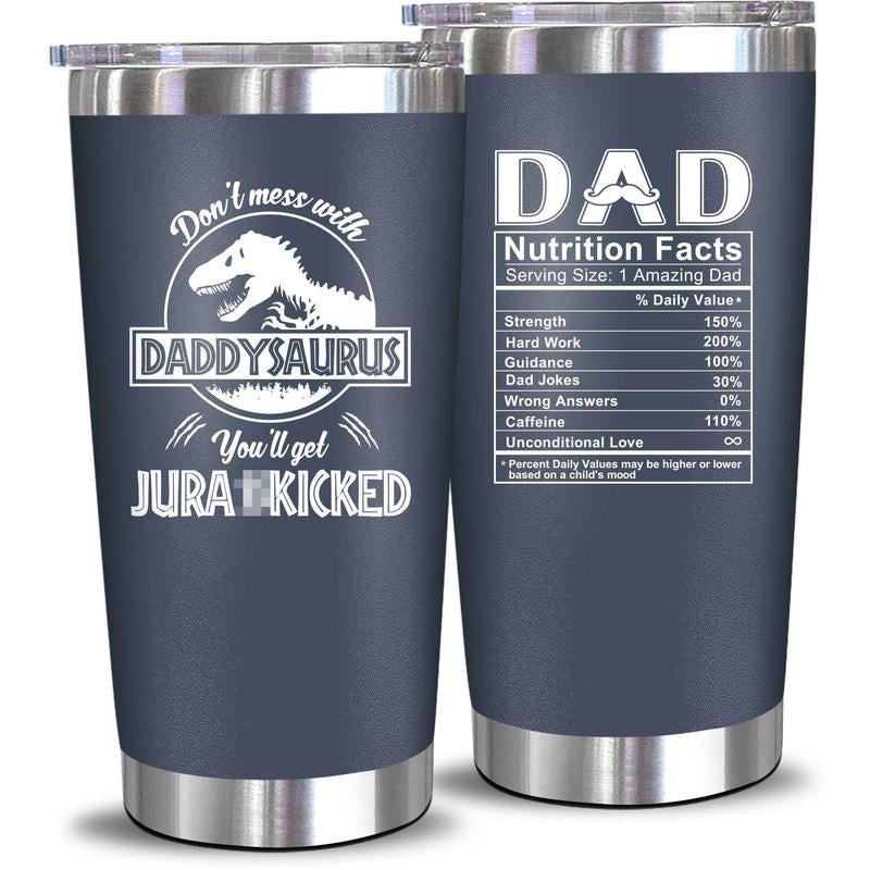 Neweleven Gifts for Dad - Stainless Steel 20 Oz Tumbler Drinkware Flasks