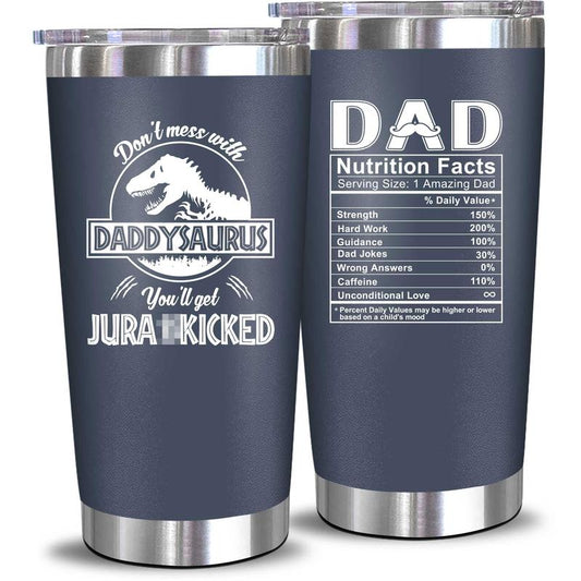 Neweleven Gifts for Dad - Stainless Steel 20 Oz Tumbler Drinkware Flasks