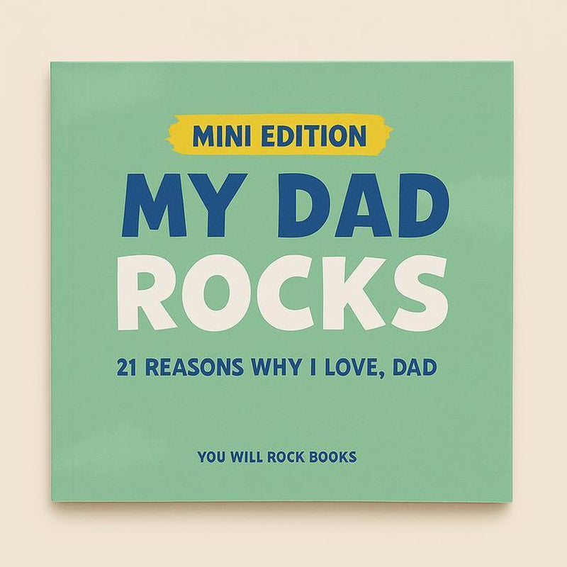 Viral Fathers Day Gift My Dad Rocks! 101 Reasons Why I Love You, Dad: Guided Fill in the Blank Journal Keepsake - the Perfect Gift for Dad!