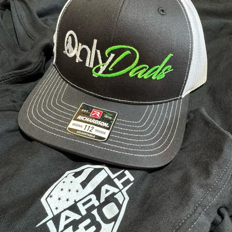 Richardson Only Dads Snapback Hat - Breathing Comfortable Fit for Men and Women in Casual Style