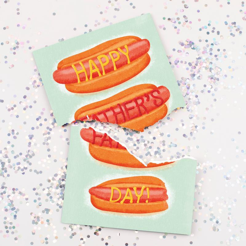Endless Dad, Dad, Dad, Father'S Day Card with Glitter