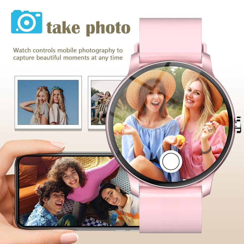 Multifunctional Smart Watch, Fashion Digital Watch with Weather Forcast, Music Control, BT Support, Sports Watch for Women & Men, Android Watch, Gadgets for Men, Tech Gadgets