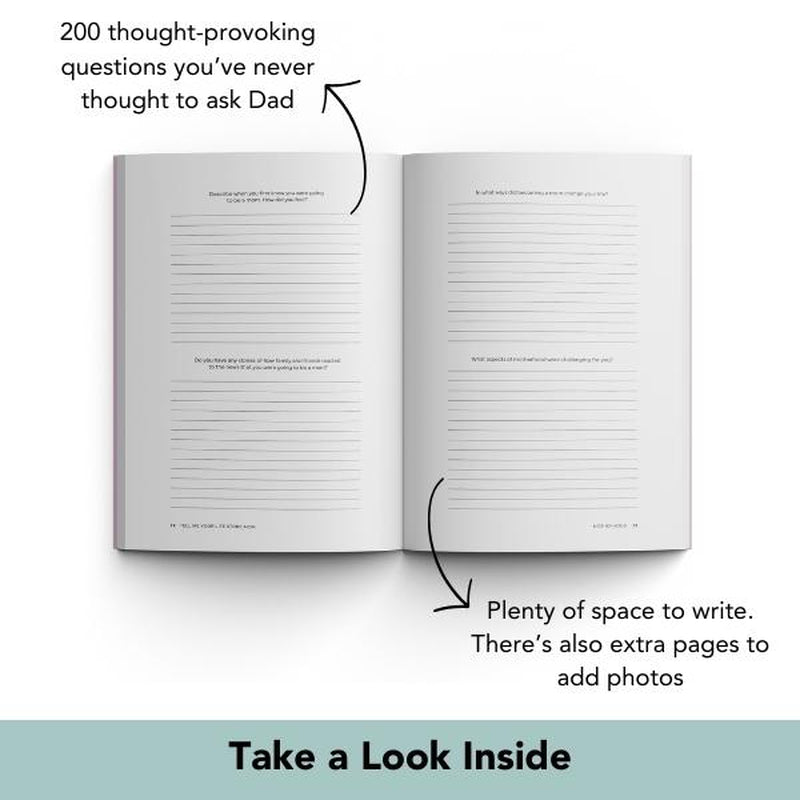 Tell Me Your Life Story, Dad. the Perfect Gift for Dad
