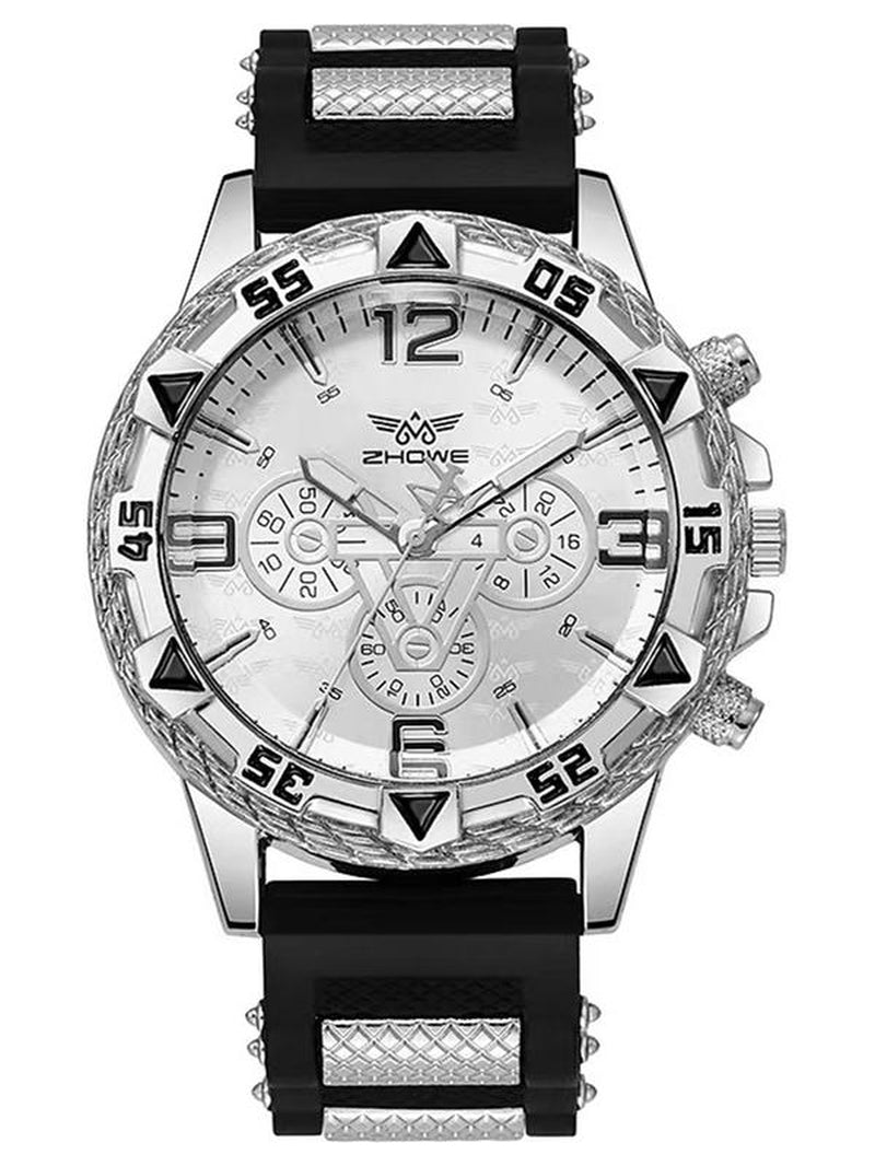 Fashion round Dial Quartz Watch, Watches for Men, with Box, Fashion Watch Set for Party, Daily Decor, Trendy All-Match & Exquisite Watch Set for Birthday Gift