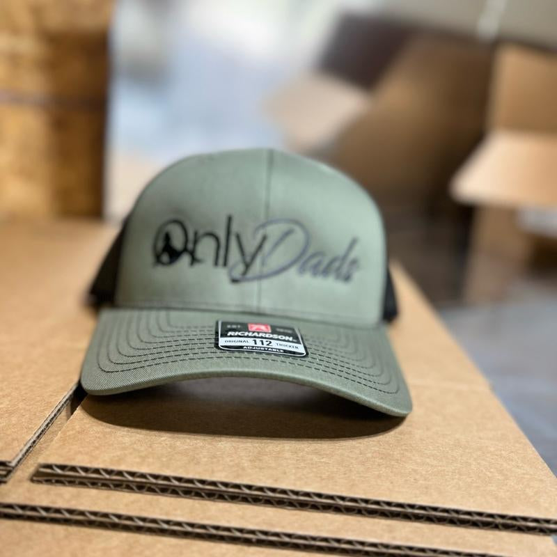 Richardson Only Dads Snapback Hat - Breathing Comfortable Fit for Men and Women in Casual Style