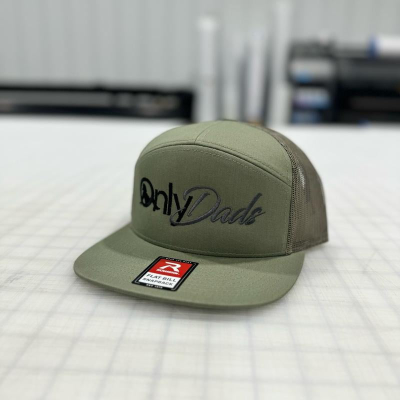 Richardson Only Dads Snapback Hat - Breathing Comfortable Fit for Men and Women in Casual Style