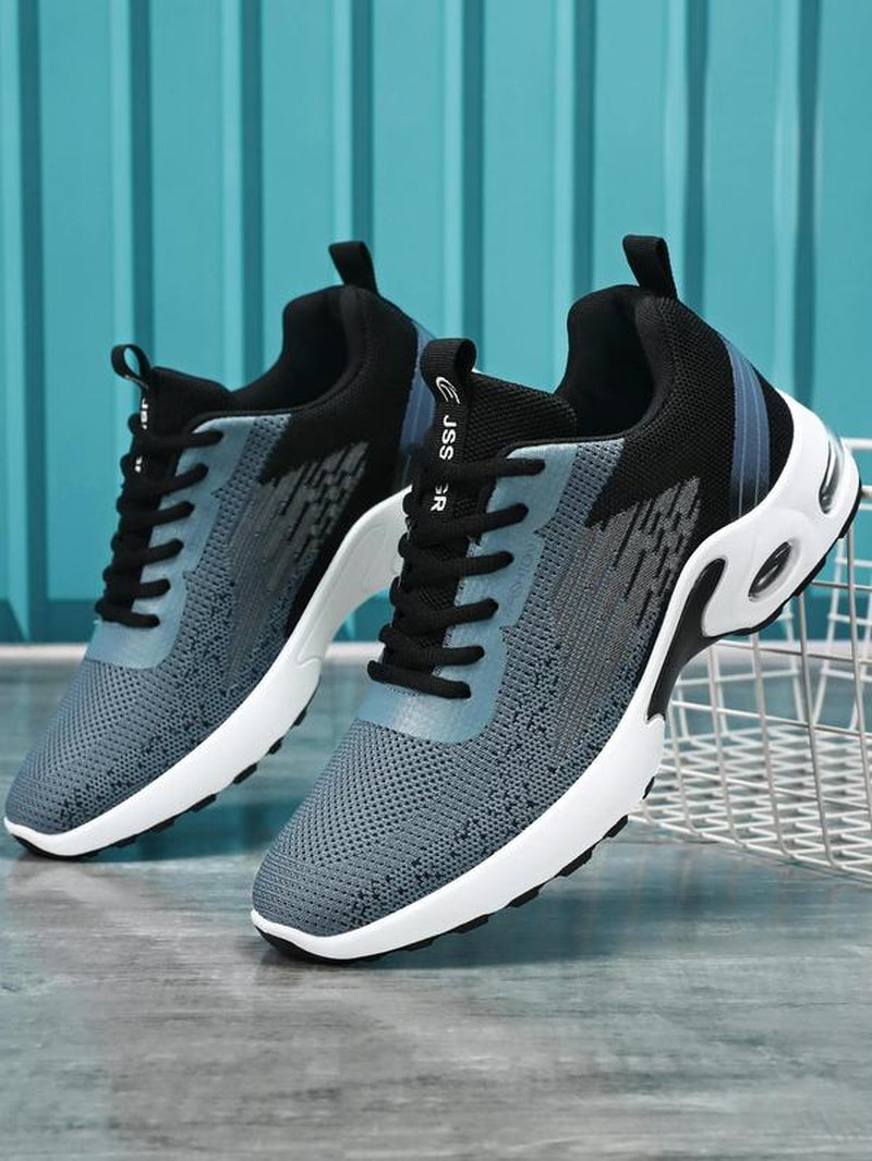 Men'S Ombre Print Lace up Low Top Athletic Shoes, Casual Comfortable Breathable Sports Running Shoes, All-Match Basic Jogging Shoes for Daily Wear, Shoes for Men, Workout Sneakers