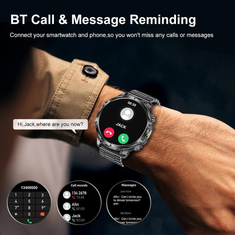 Multifunctional Smart Watch, Fashionable Digital Watch with 1 Spare Silicone Watch Band, Durable Watch with Multiple Sports Modes for Women & Men, Electronic Gadgets, Durability