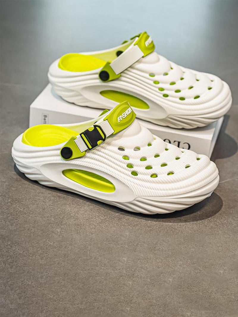Men'S Outdoor Sports Sandals, Casual Platform Non-Slip Wear-Resistant Sandals for Beach, Camping, Hiking, Fashionable Shoes for Outdoor Activities, Footwear, Shoes for Men, Athletic Shoes, Water Shoes