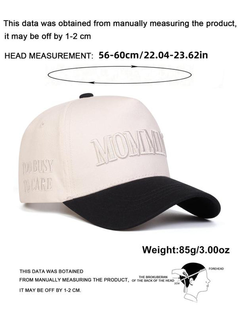 Letter Pattern Trucker Hat, Casual Outdoor Sports Hat for Men & Women, Adjustable Sun Protection Cap for Daily Wear