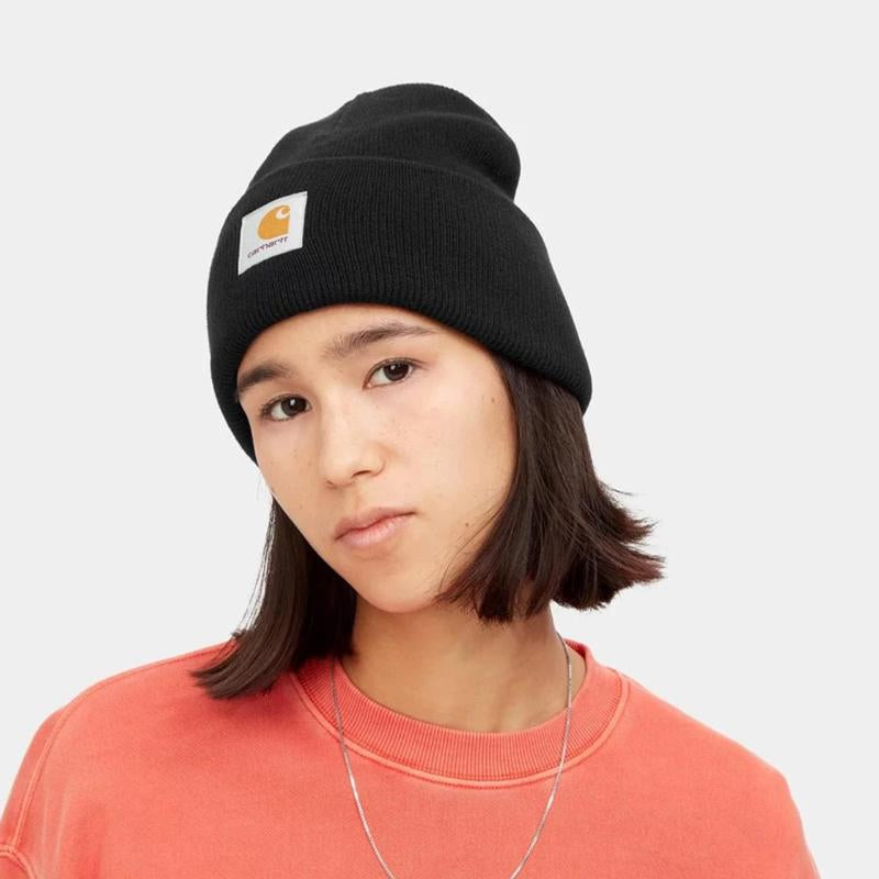 Unisex Knitted Beanie Watch Hat Acrylic Warm Winter Cuffed Ski Skull Cap Gift - Vintage Cotton, US Stock