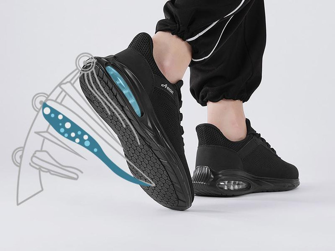 Non Slip Work Shoes for Men Waterproof Slip on Sneakers Comfortable Restaurant Kitchen Chef Slip Resistant Walking Shoes Hands Free Slip in Sneaker Men Footwear