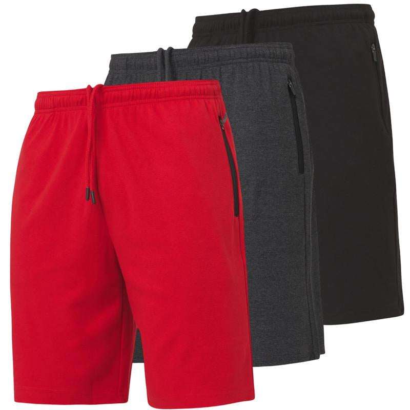 Ultra Performance 3 Pack Mens Shorts Casual Men'S Athletic Short Workout Gym Shorts for Men with Zipper Pockets, Small - 5X