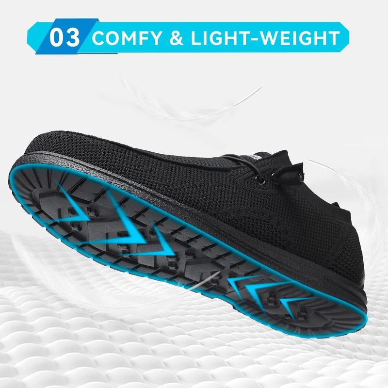 Steel Toe Boots for Men Women Work Boots Steel Toe Shoes for Men Safety Shoes Work Sneakers Indestructible Soft Comfortable for Welder Steel Toe Welding Footwear