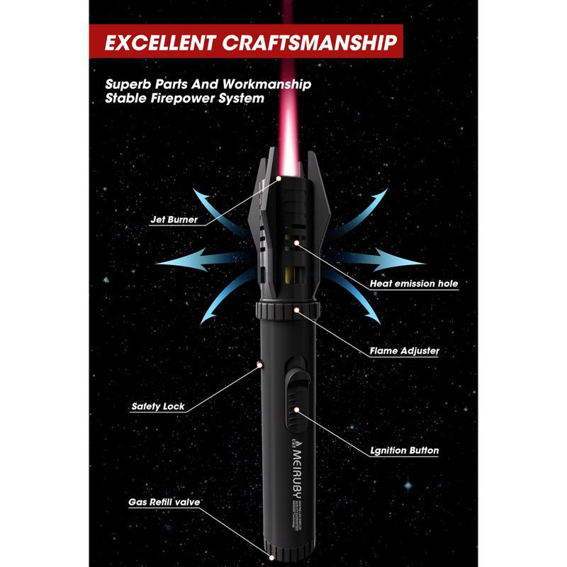 Torch Lighter, Lightsaber Torch Flame Lighter Gifts for Dad Grandpa Step Dad Papa, Birthday Gift Cool Gadgets for Men 2025 Kitchen Camping BBQ