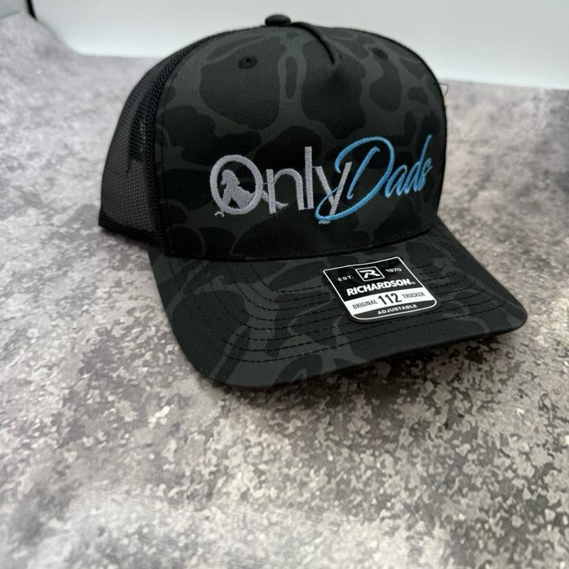 Richardson Only Dads Snapback Hat - Breathing Comfortable Fit for Men and Women in Casual Style