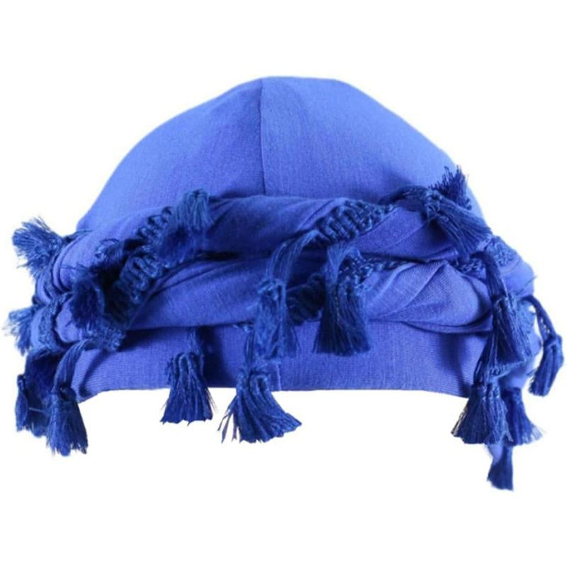 Stylish Vintage Twist Head Wrap for Women and Men Luxurious Satin-Lined Turban Cap with Halo Design Soft Headscarf Beanie Hat