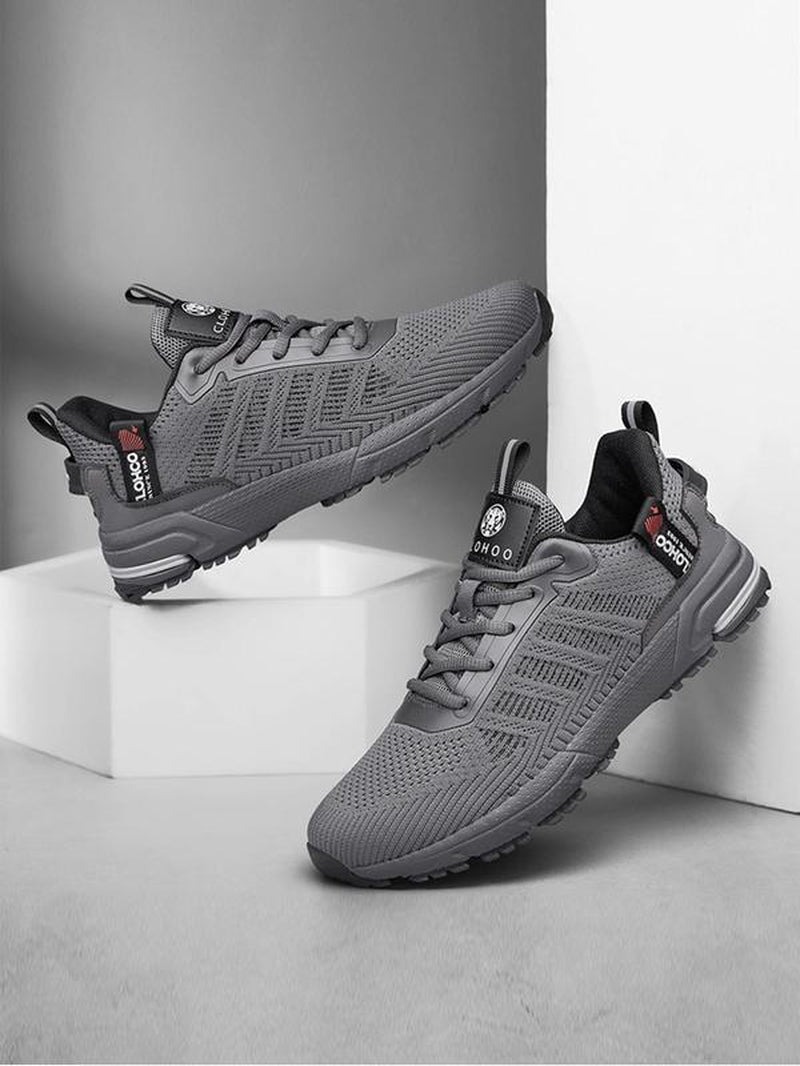 Men'S Sporty Lace up Low Top Sneakers, Shoes for Men, Casual Breathable Comfortable Running Shoes for Men, Trendy All-Match Wear-Resistant Sneakers for Daily Wear Designer Shoes
