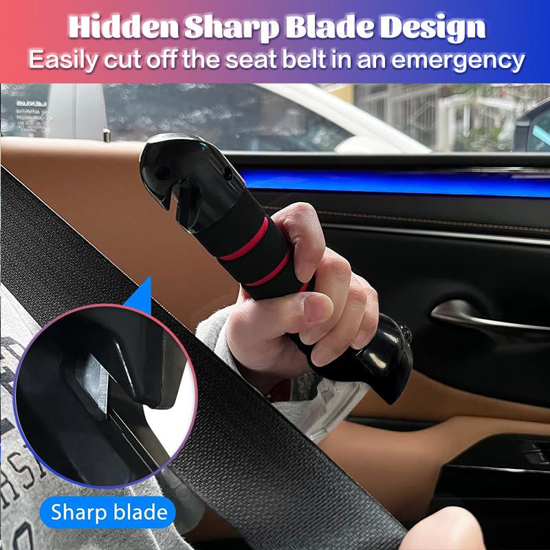 【Best Father'S Day Gifts】Car Door Handle for Elderly Senior Kit 3-In-1 Car Assist Handle Firm Grip to Multifunction Handle Car Door and Handicapped Help Sit in Back Seat,Window Breaker
