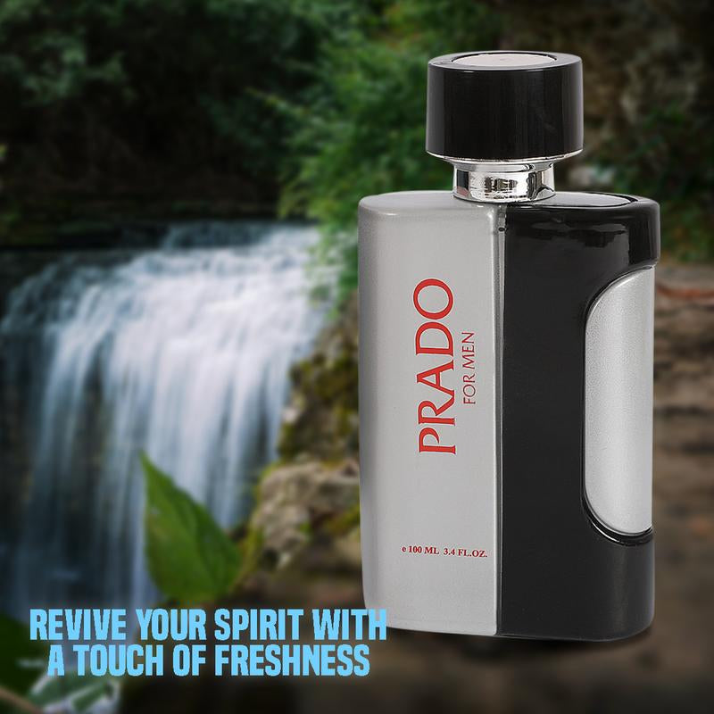Prado for Men Eau De Parfum 100Ml/3.4Fl.Oz. Natural Spray Cologne for Men
