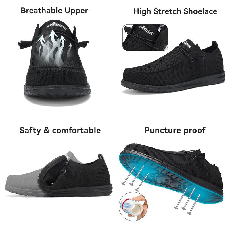 Steel Toe Boots for Men Women Work Boots Steel Toe Shoes for Men Safety Shoes Work Sneakers Indestructible Soft Comfortable for Welder Steel Toe Welding Footwear