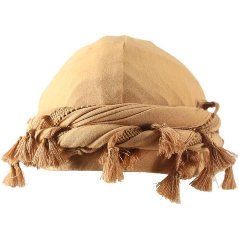 Stylish Vintage Twist Head Wrap for Women and Men Luxurious Satin-Lined Turban Cap with Halo Design Soft Headscarf Beanie Hat