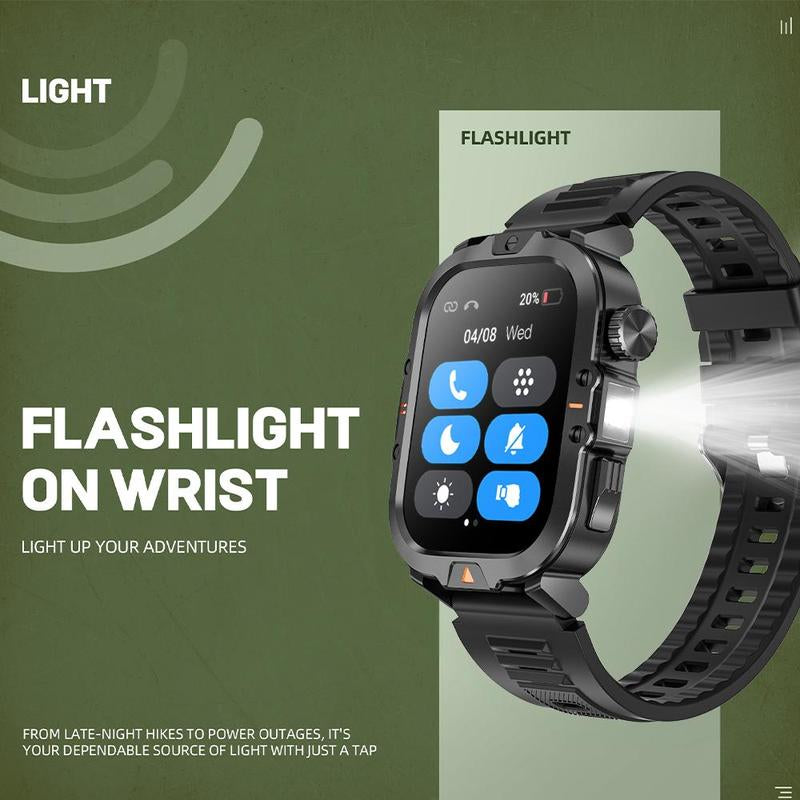 LIFEBEE Multifunctional Smart Watch, Fashionable Digital Watch with Flashlight, Sports Smart Watches for Men & Women Gift