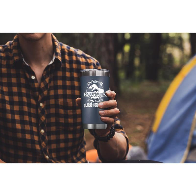 Neweleven Gifts for Dad - Stainless Steel 20 Oz Tumbler Drinkware Flasks