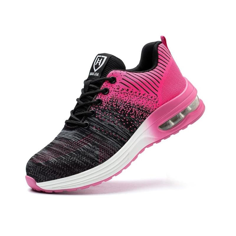 Steel Toe Shoes for Men Women Lightweight Comfortable Work Shoes Indestructible Slip Resistant Safety Shoes with Air Cushion Sneakers Casual Athletic Shoes Non-Slip Safety Sneakers Casual Athletic Shoes Boy Closed Footwear Worker