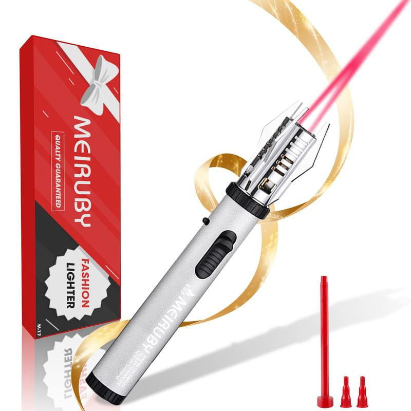 Torch Lighter, Lightsaber Torch Flame Lighter Gifts for Dad Grandpa Step Dad Papa, Birthday Gift Cool Gadgets for Men 2025 Kitchen Camping BBQ
