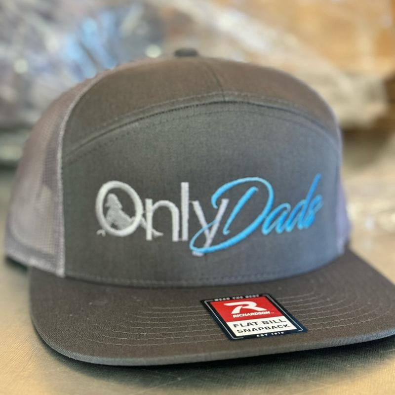 Richardson Only Dads Snapback Hat - Breathing Comfortable Fit for Men and Women in Casual Style