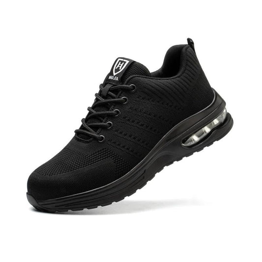 Steel Toe Shoes for Men Women Lightweight Comfortable Work Shoes Indestructible Slip Resistant Safety Shoes with Air Cushion Sneakers Casual Athletic Shoes Non-Slip Safety Sneakers Casual Athletic Shoes Boy Closed Footwear Worker