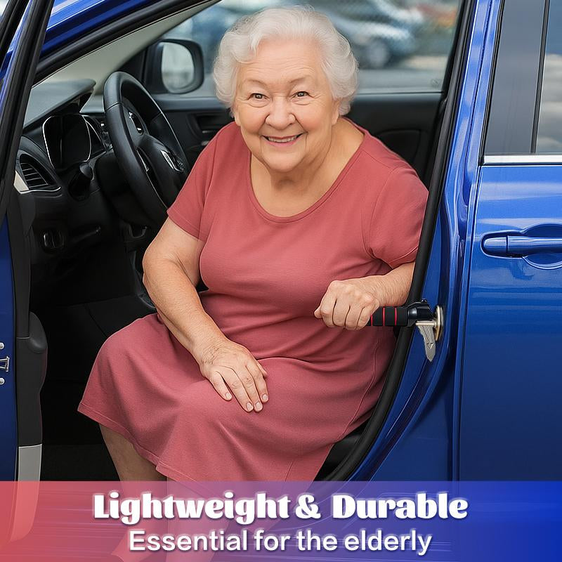 【Best Father'S Day Gifts】Car Door Handle for Elderly Senior Kit 3-In-1 Car Assist Handle Firm Grip to Multifunction Handle Car Door and Handicapped Help Sit in Back Seat,Window Breaker