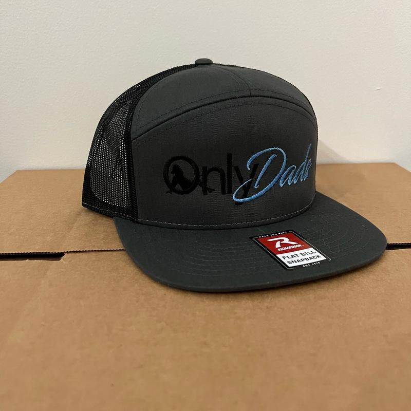 Richardson Only Dads Snapback Hat - Breathing Comfortable Fit for Men and Women in Casual Style