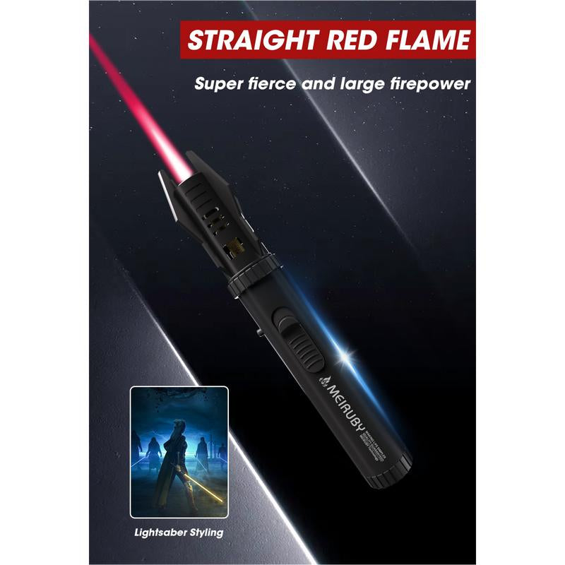 Torch Lighter, Lightsaber Torch Flame Lighter Gifts for Dad Grandpa Step Dad Papa, Birthday Gift Cool Gadgets for Men 2025 Kitchen Camping BBQ