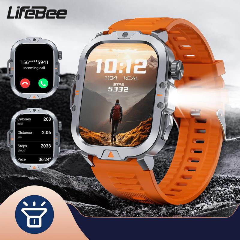 LIFEBEE Multifunctional Smart Watch, Fashionable Digital Watch with Flashlight, Sports Smart Watches for Men & Women Gift