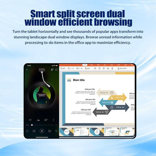 10.1 Inch Android 7.0 Tablet - 2GB RAM, 32GB Storage, Dual SIM, 1280X800 IPS Display, 5MP+13MP Camera, 5000Mah Battery,With Keyboard Mouse Stylus Case, Fathers Day Gift