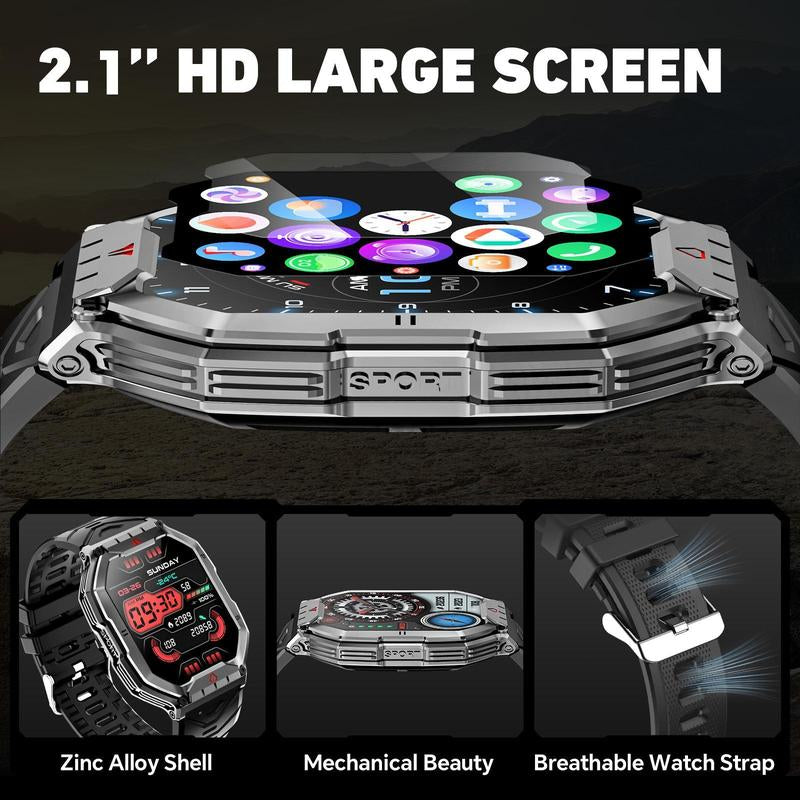 Multifunctional Smart Watch, Fashion Digital Watch with Weather Forcast, Waterproof Sports Watch for Women & Men, Wearable, Electronic Gadgets, Cyber