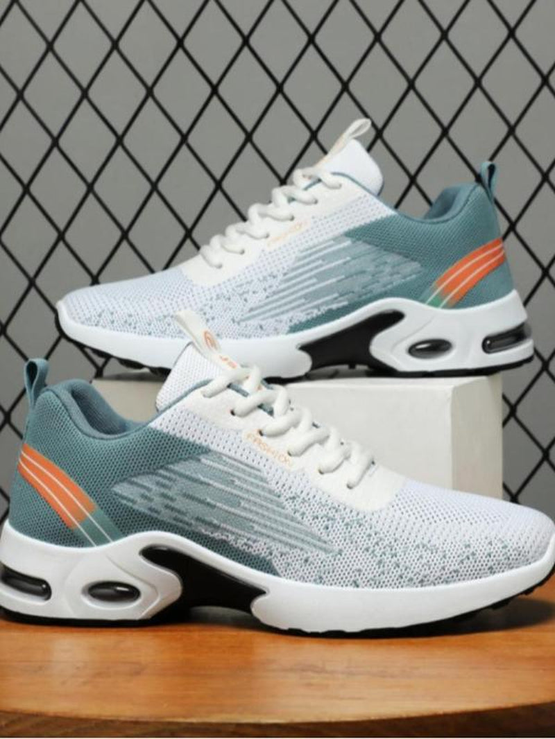 Men'S Ombre Print Lace up Low Top Athletic Shoes, Casual Comfortable Breathable Sports Running Shoes, All-Match Basic Jogging Shoes for Daily Wear, Shoes for Men, Workout Sneakers