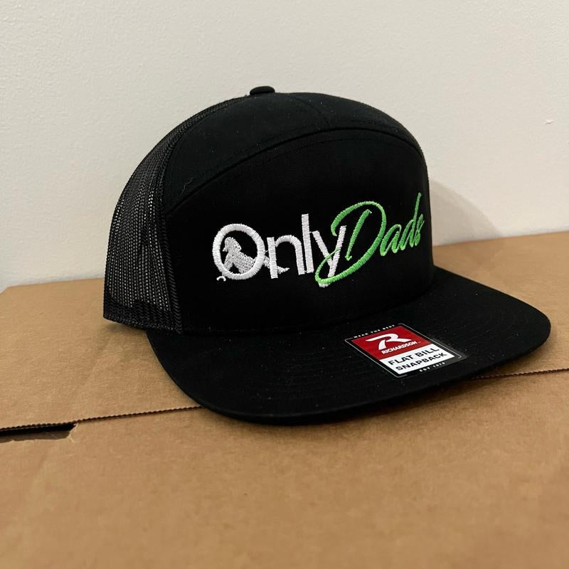 Richardson Only Dads Snapback Hat - Breathing Comfortable Fit for Men and Women in Casual Style