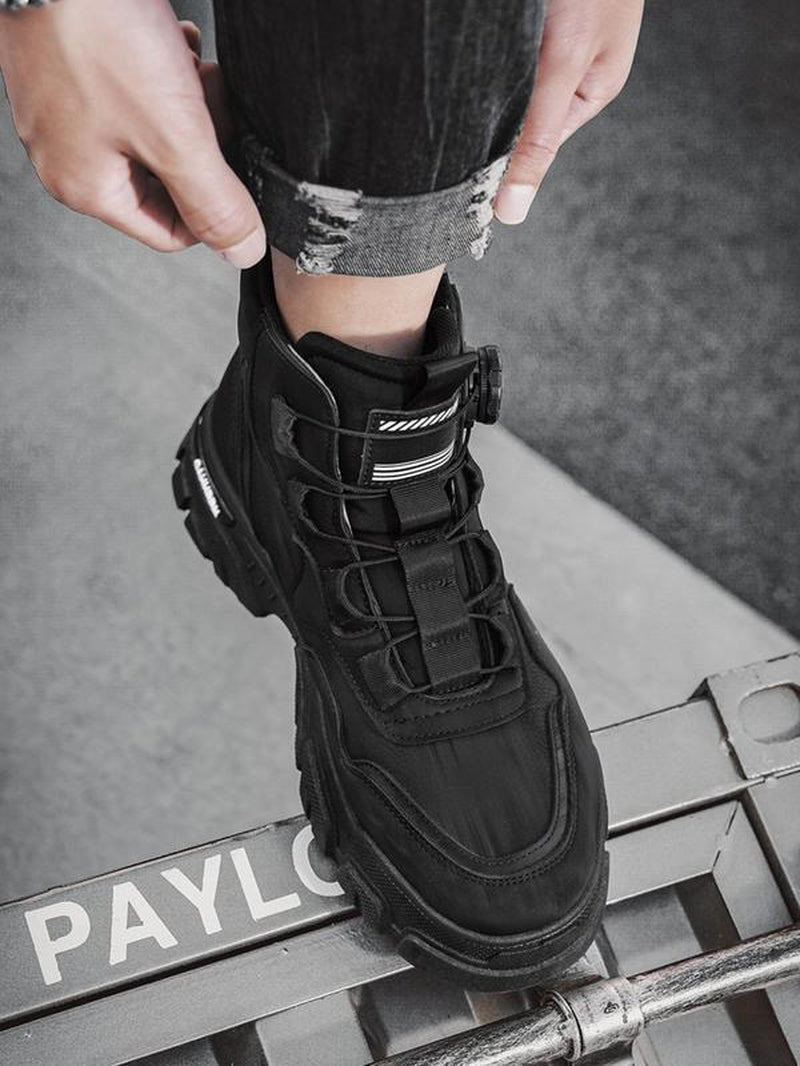 Men'S Lace up Hiking Boots, Casual Comfortable Hiking Shoes, Fashionable Non-Slip Outdoor Sports Shoes for Men, Gym Shoes, Best Walking Shoes, Outdoor Sneakers