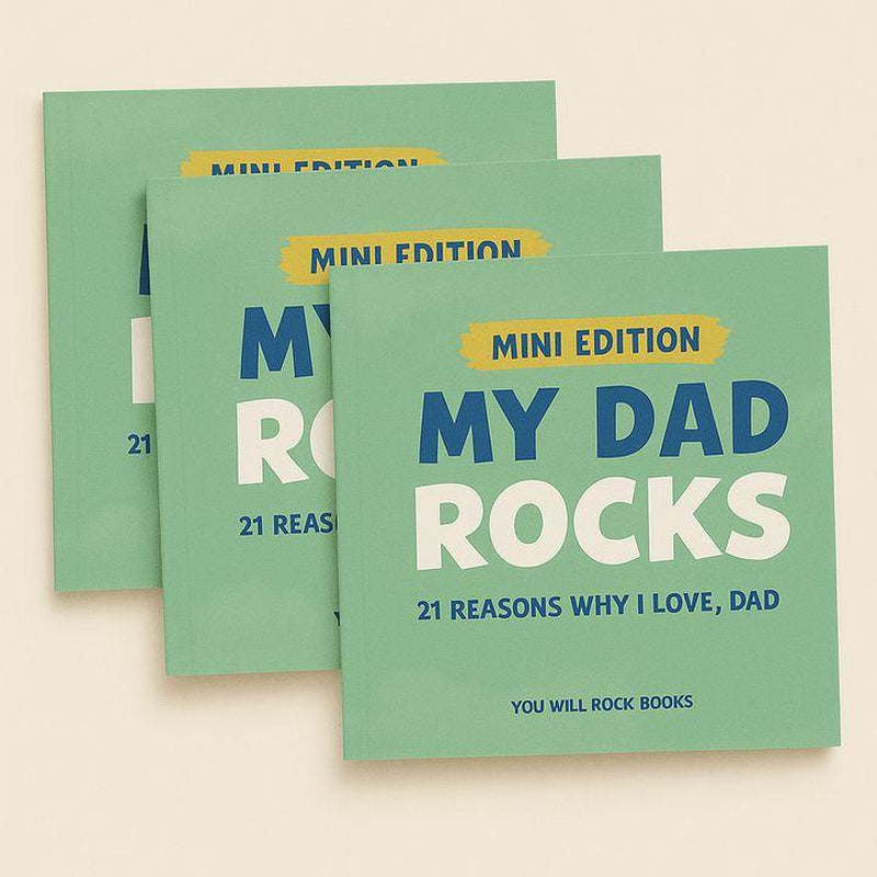 Viral Fathers Day Gift My Dad Rocks! 101 Reasons Why I Love You, Dad: Guided Fill in the Blank Journal Keepsake - the Perfect Gift for Dad!
