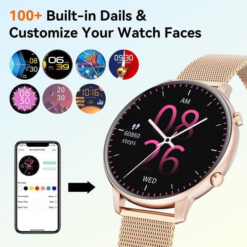 Multifunctional Smart Watch, Fashionable Digital Watch with Multi-Sport Modes, Sports Watch for Women & Men, Smart Wearable Devices, Fitness Watch, Christmas Gifts, Android Watch