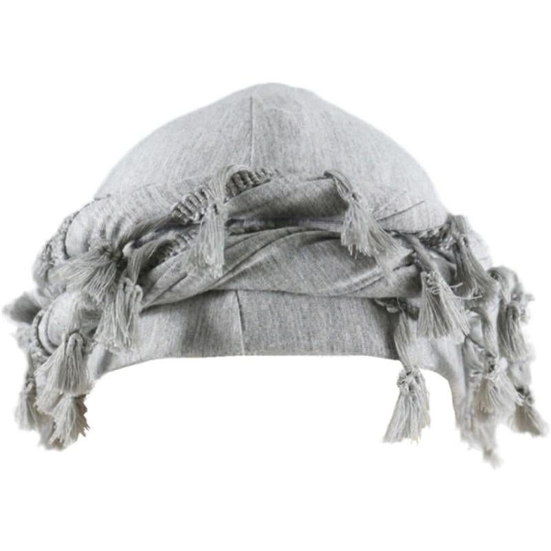 Stylish Vintage Twist Head Wrap for Women and Men Luxurious Satin-Lined Turban Cap with Halo Design Soft Headscarf Beanie Hat