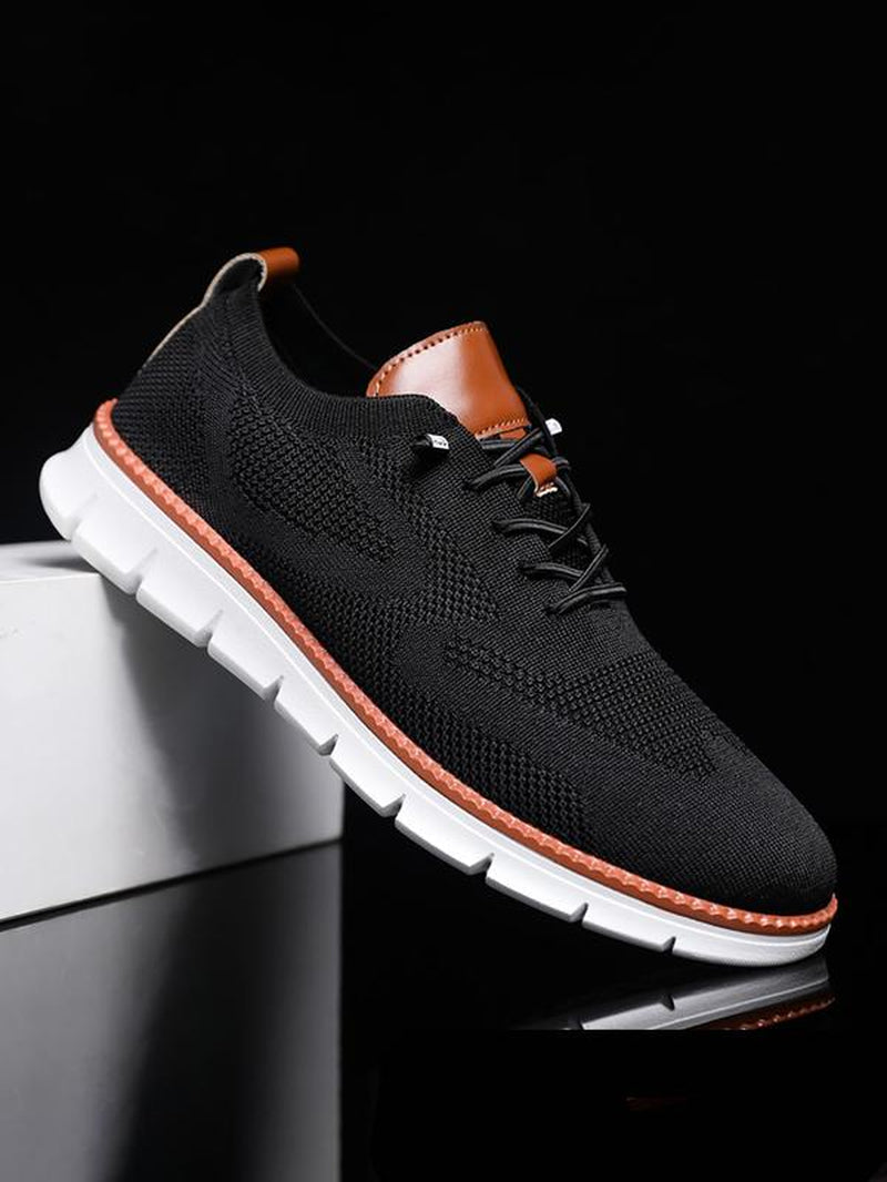 Men'S Business Casual Lace up Low Top Sneakers, Shoes for Men, Fall Breathable Comfortable Sports Running Casual Shoes, Male All-Match round Toe Casual Shoes Sneakers Athletic Shoeshoes for Mens, Gift Trainers for Men