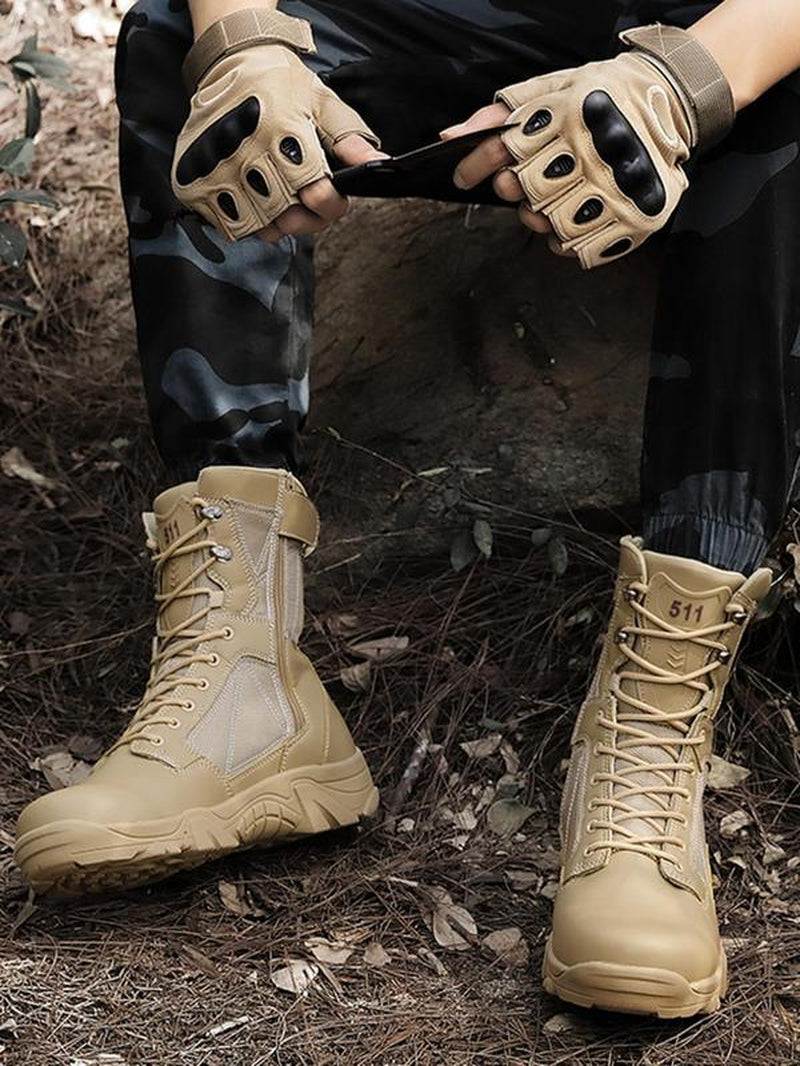 Fashionable Lace up Front Ankle Boots, Boots for Fall 2025, Casual Comfortable Breathable Boots for Outdoor, Male All-Match round Toe Casual Shoes for Daily Wear, Outdoor Excursions, Trending Shoes, Boots for Men