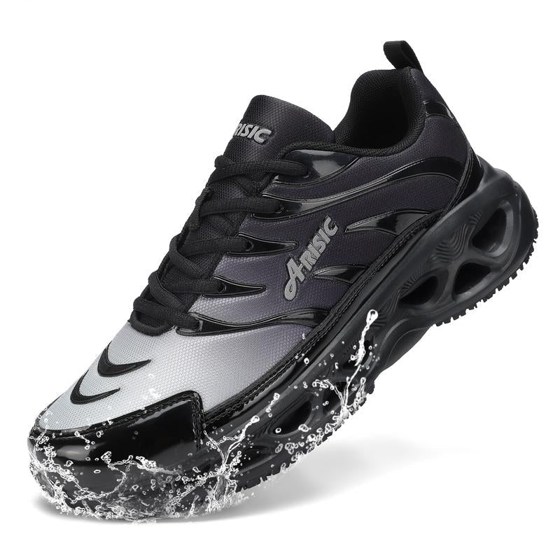 2025 New Men'S Non Slip Work Shoes, Slip Resistant Sneakers for Comfortable Casual Walking, Restaurant Chef Shoes, Breathable Cushioned Running Tennis Footwear